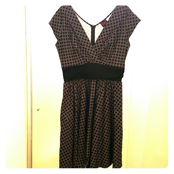SOLD! Modcloth pin up polka dot dress xl