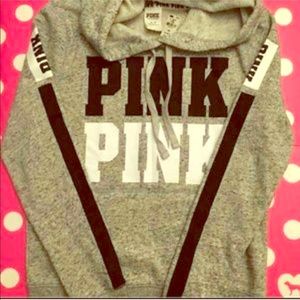 Gray vs pink hooded sweatshirt. @heathert1