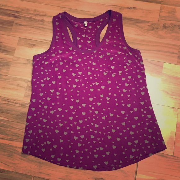 Joie Tops - Joie Nordstrom Silk Purple Heart Tank Top Blouse