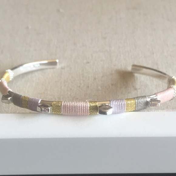 Stella and Dot Blush Color Block Cuff