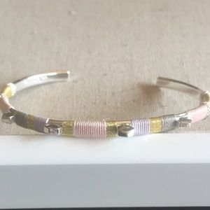Stella and Dot Blush Color Block Cuff