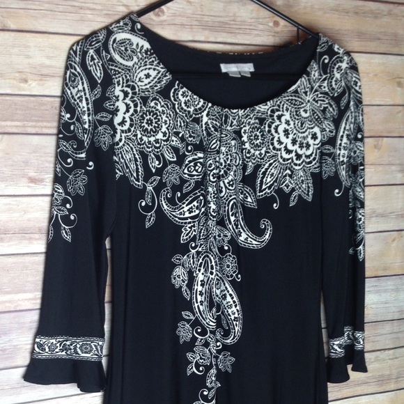 Black and white dress