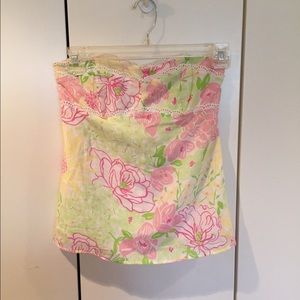 Lilly strapless top