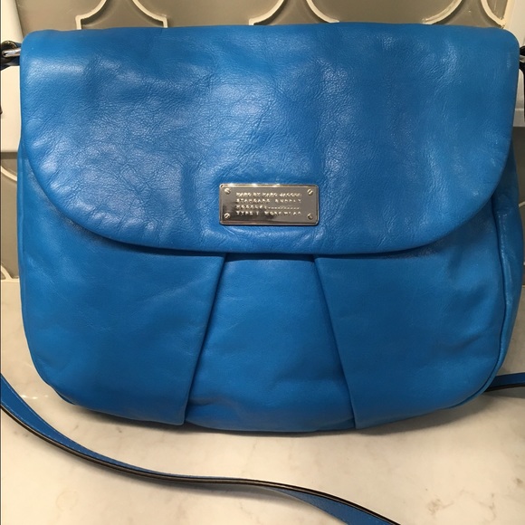 Marc Jacobs Blue Glow  Crossbody Messenger Bag