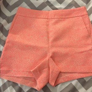High waisted bright pink/baby pink shorts