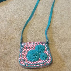Vera Bradley Frill Magnetic Cross-Body Purse