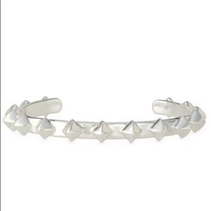Stella and Dot Silver Spike Cuff Bracelet