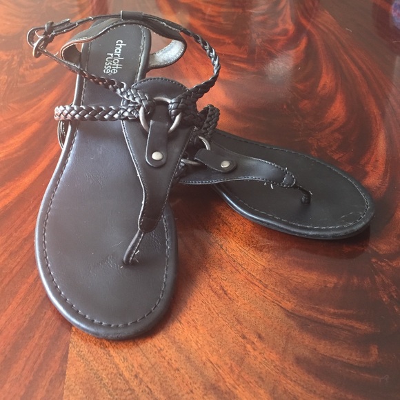 ❌SOLD❌ Black Charlotte Russe Sandals!