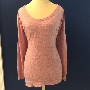 18/20 Pink and gray asymmetrical tee Lane Bryant
