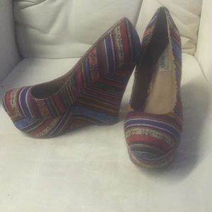 Steve Madden Boho platform wedges