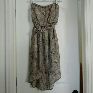 Anthropologie Strapless Tulip Dress