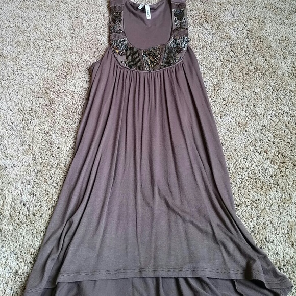 Beaded tank top