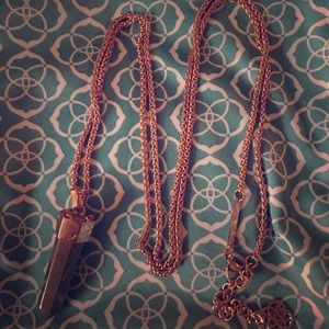Kendra Scott pyrite pendant necklace