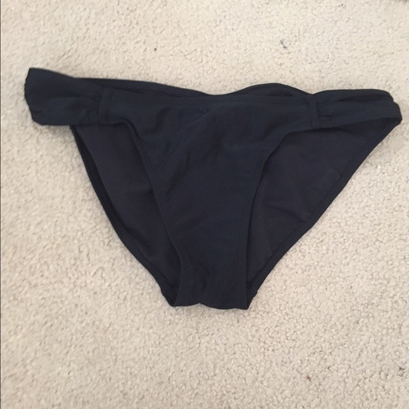 black swim bottoms