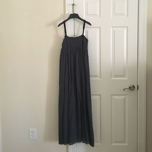 Small blue/grey linen/cotton Free People maxi