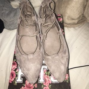 Jeffrey Campbell Lace Up Flats (Box Included)