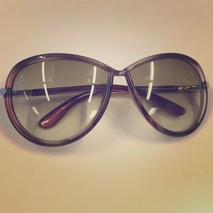 Tom ford purple sunglasses