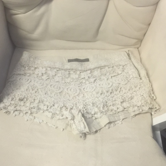 Zara Crochet lace shorts
