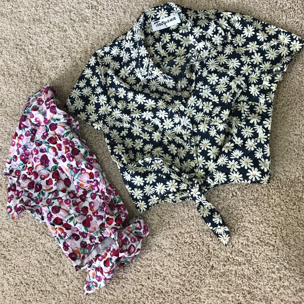 vintage crop top bundle