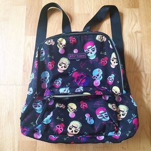 Betsey Johnson Skull Backpack