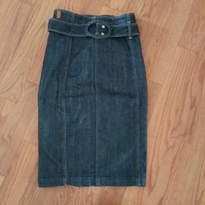 7 for All Mankind Denim skirt