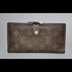 Auth Louis Vuitton Monogram French Wallet USA