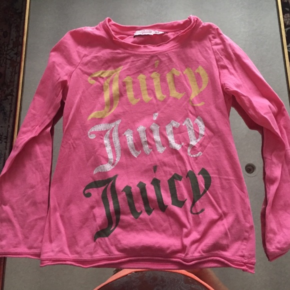 Juicy girl's long sleeve shirt size 8
