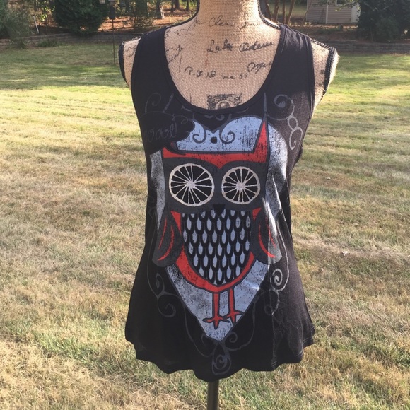 Black Owl Tank - Picture 4 of 4