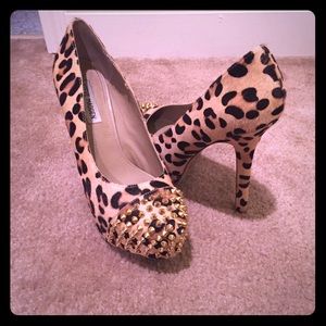 Steve Madden cheetah print heels