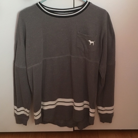 adorable oversized PINK sweatshirt!