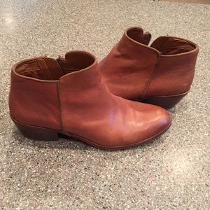 Sam Edelman size 7.5 brown ankle boots