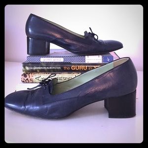 Sigerson Morrison Navy Blue Loafers