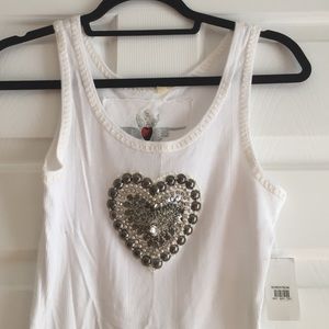 NWT Twisted Heart Tank