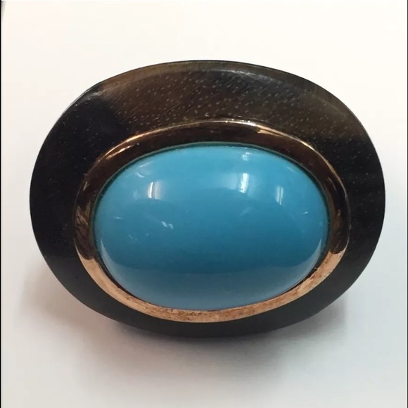 Ebony wood ring with 925 sterling silver