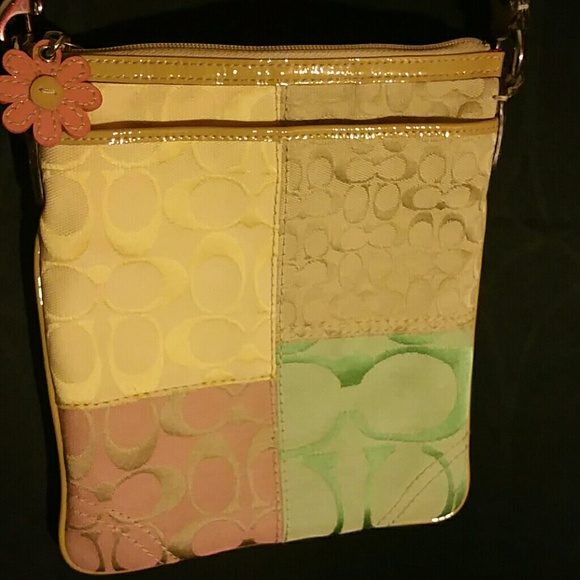 Authentic Coach Patchwork Crossbody - image 2