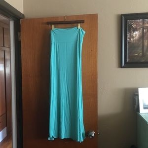 Deadpan green maxi skirt