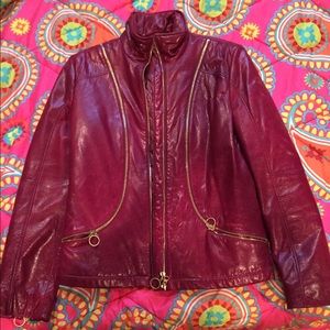 Genuine Escada Leather Jacket
