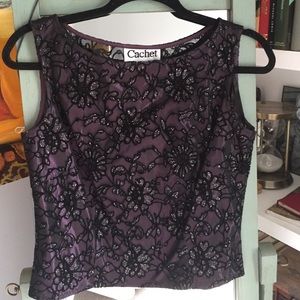 Dressy long crop top