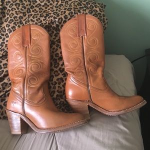 Vintage Frye cowboy boots