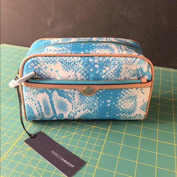 Rebecca Minkoff Handbags - NWT Rebecca Minkoff Blue Make Up Bag