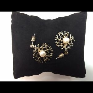Waxing poetic branch earrings