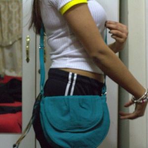 Charlotte Russe Teal Crossbody Bag