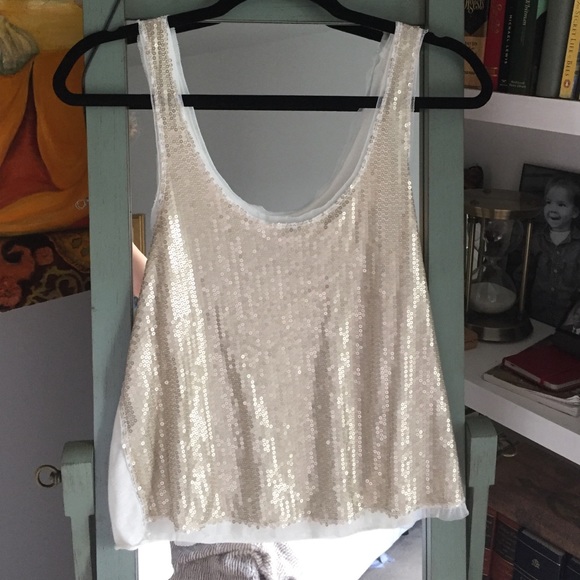 American Eagle gold sequence top
