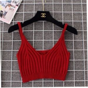 New Knitted Crop Top