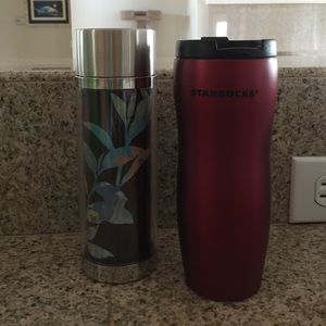 Red Starbucks thermos!