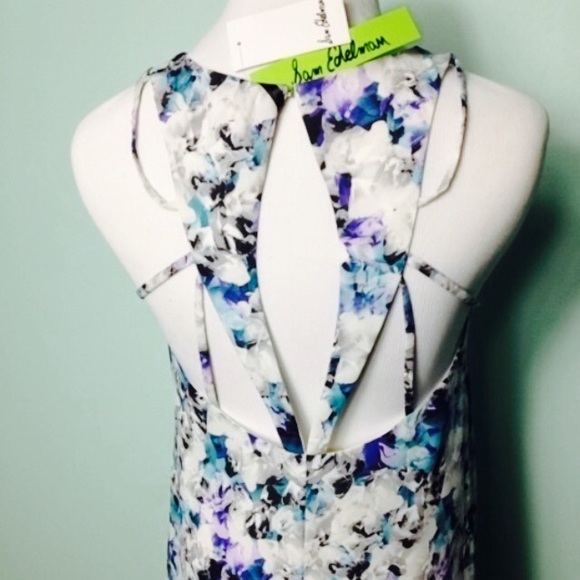 NWT Sam Edelman floral maxi cut out dress - Picture 3 of 4