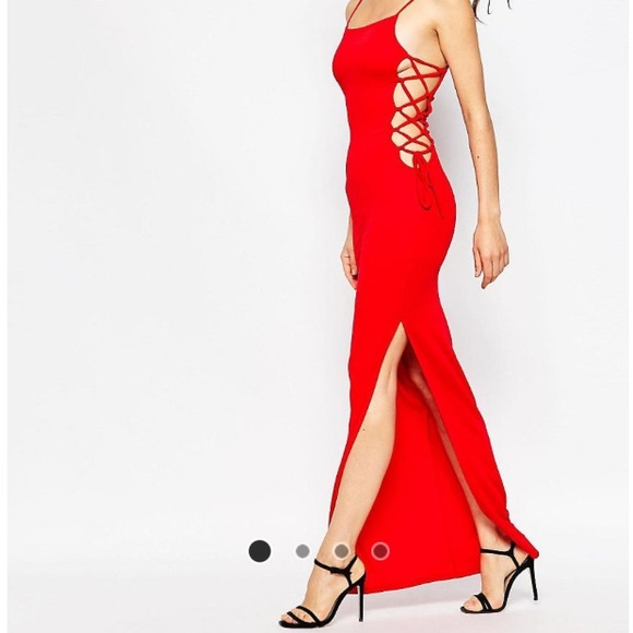 NWT Club L dress with lace up sides!