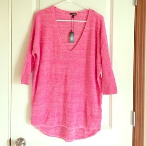 Express M Pink Sweater
