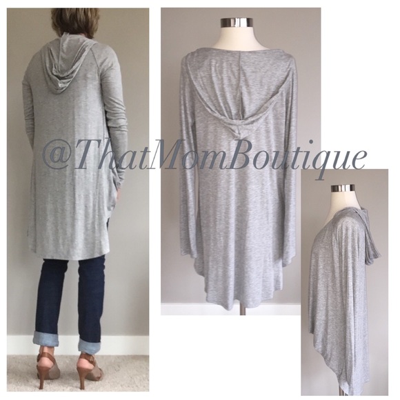 High Low Tee Hoodie- small - Picture 4 of 4