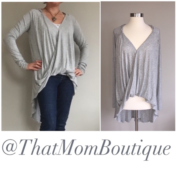 High Low Tee Hoodie- small - Picture 2 of 4